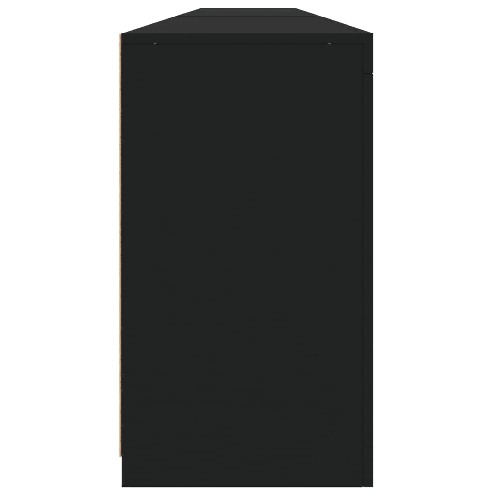 Μπουφές με LED Μαύρος 283 x 37 x 67 εκ.