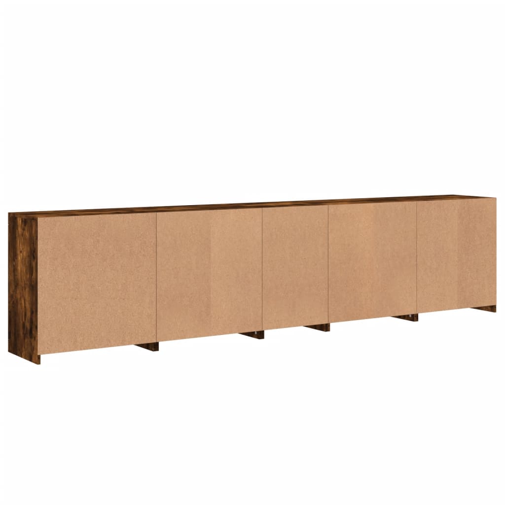 Μπουφές με LED Καπνιστή Δρυς 283 x 37 x 67 εκ. - Pakobazaar