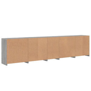 Μπουφές με LED Γκρι Sonoma 283 x 37 x 67 εκ.