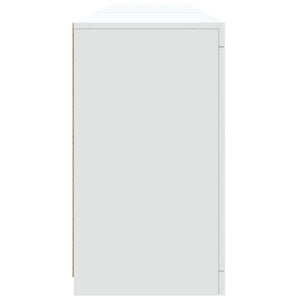Μπουφές με Φώτα LED Λευκός 162 x 37 x 67 εκ.
