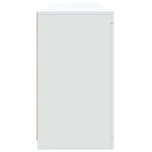 Μπουφές με Φώτα LED Λευκός 181,5 x 37 x 67 εκ.