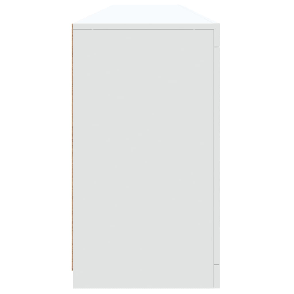 Μπουφές με Φώτα LED Λευκός 202 x 37 x 67 εκ.