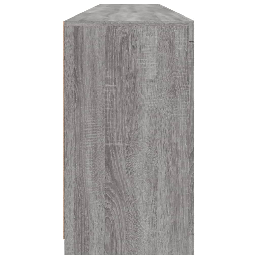 Μπουφές με LED Γκρι Sonoma 202 x 37 x 67 εκ.