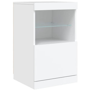 Μπουφές με Φώτα LED Λευκός 164 x 37 x 67 εκ.