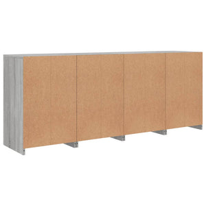 Μπουφές με LED Γκρι Sonoma 164 x 37 x 67 εκ. - Pakobazaar