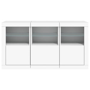 Μπουφές με LED Λευκός 123 x 37 x 67 εκ.