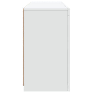 Μπουφές με LED Λευκός 123 x 37 x 67 εκ.