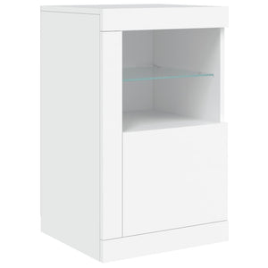 Μπουφές με LED Λευκός 123 x 37 x 67 εκ.