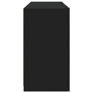 Μπουφές με LED Μαύρος 123 x 37 x 67 εκ. - Pakobazaar