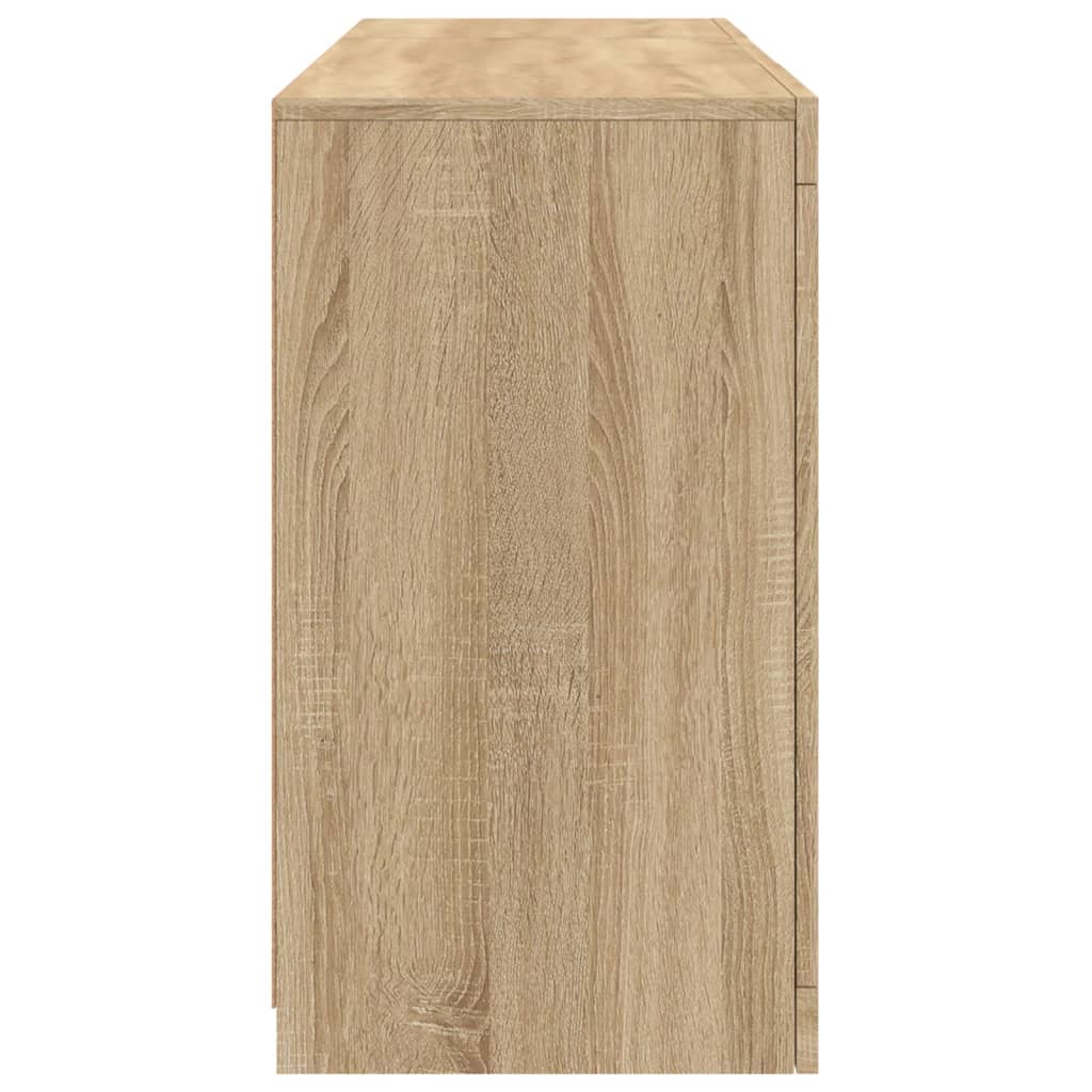 Μπουφές με LED Sonoma Δρυς 123 x 37 x 67 εκ.