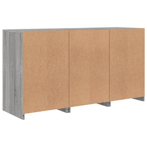 Μπουφές με LED Γκρι Sonoma 123 x 37 x 67 εκ. - Pakobazaar