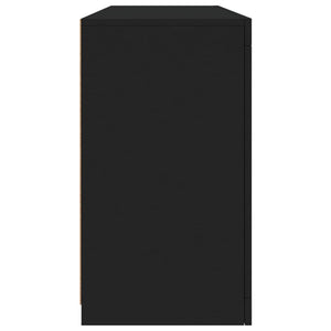 Μπουφές με LED Μαύρος 142,5x37x67 εκ. - Pakobazaar