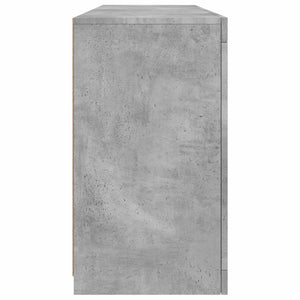 Μπουφές με LED Γκρι Σκυροδέματος 163 x 37 x 67 εκ.