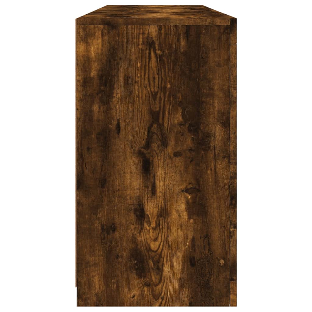 Μπουφές με LED Καπνιστή Δρυς 163 x 37 x 67 εκ.