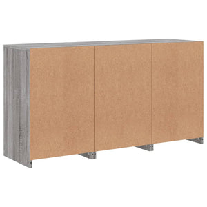Μπουφές με LED Γκρι Sonoma 123 x 37 x 67 εκ. - Pakobazaar