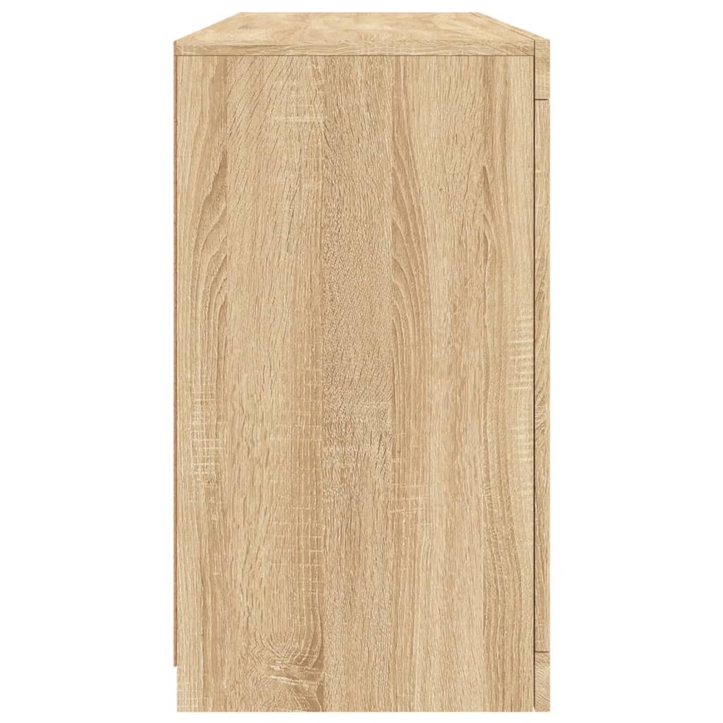 Ντουλάπι με LED Sonoma Δρυς 142,5x37x67 εκ.