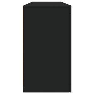 Μπουφές με LED Μαύρος 163 x 37 x 67 εκ.