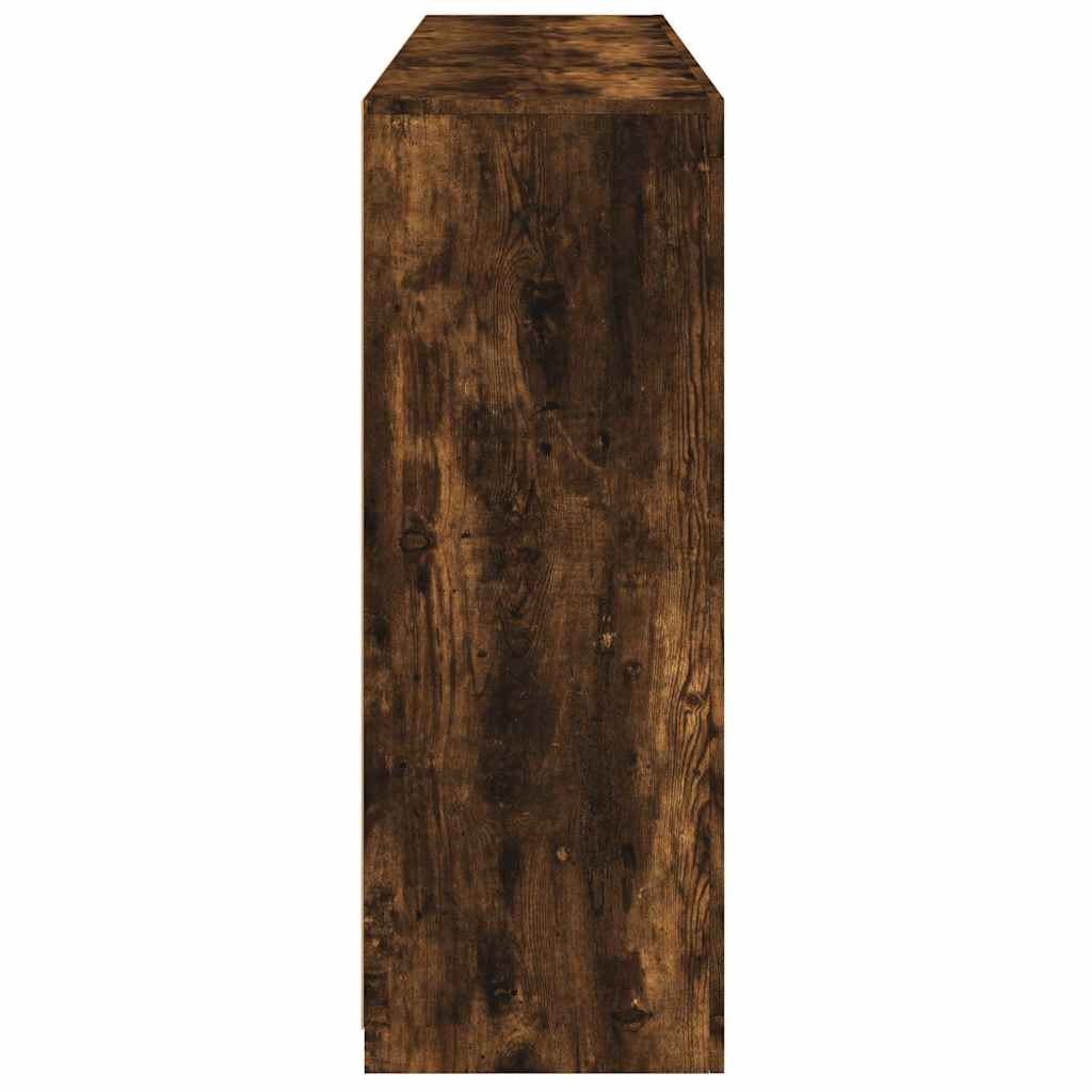 Ντουλάπια με Φώτα LED 3 τεμ. Καπνιστή Δρυς Επεξεργασμένο Ξύλο