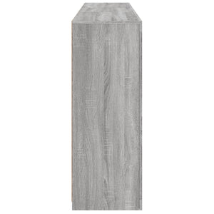 Μπουφές με Φώτα LED Γκρι Sonoma 162 x 37 x 100 εκ.