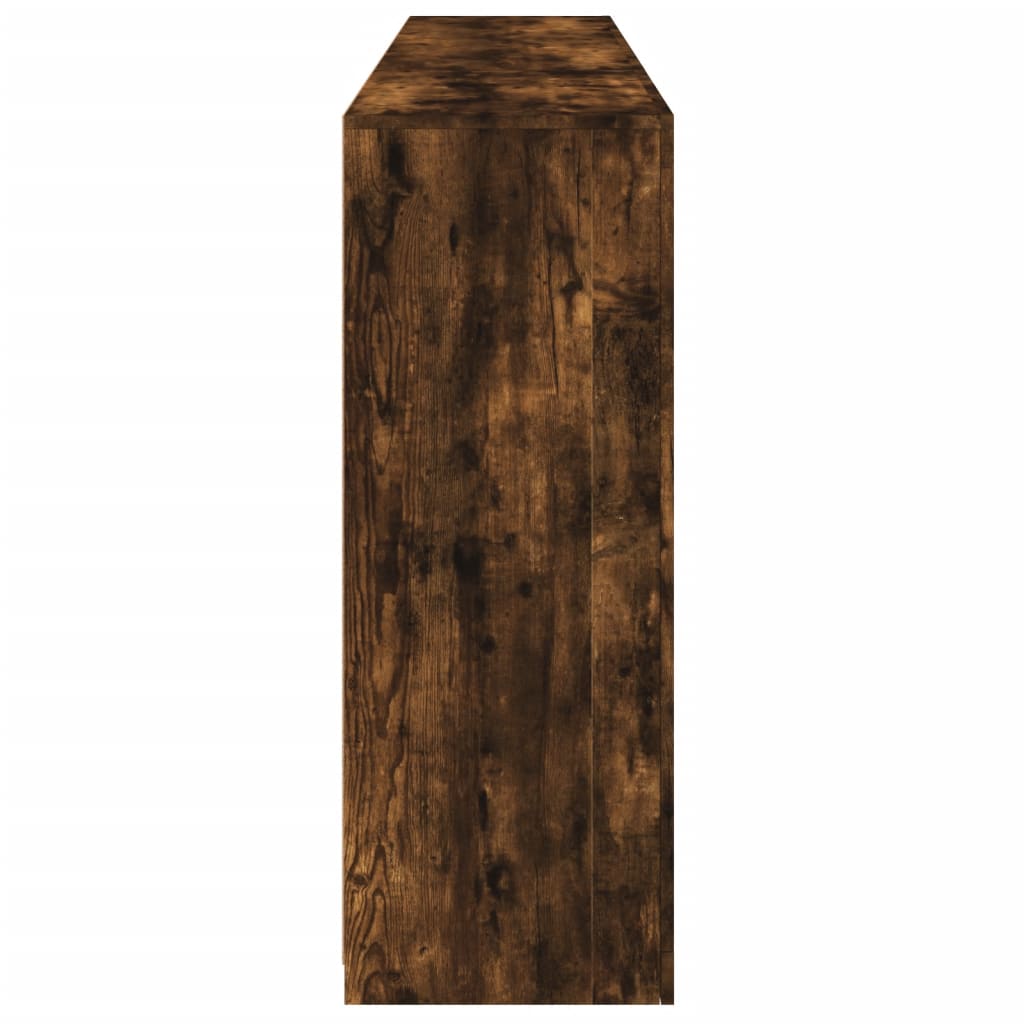 Μπουφές με Φώτα LED Καπνιστή Δρυς 181,5 x 37 x 100 εκ. - Pakobazaar