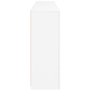 Μπουφές με Φώτα LED Λευκός 202 x 37 x 100 εκ.