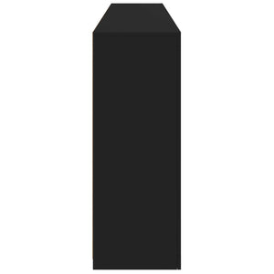 Μπουφές με Φώτα LED Μαύρος 202 x 37 x 100 εκ.