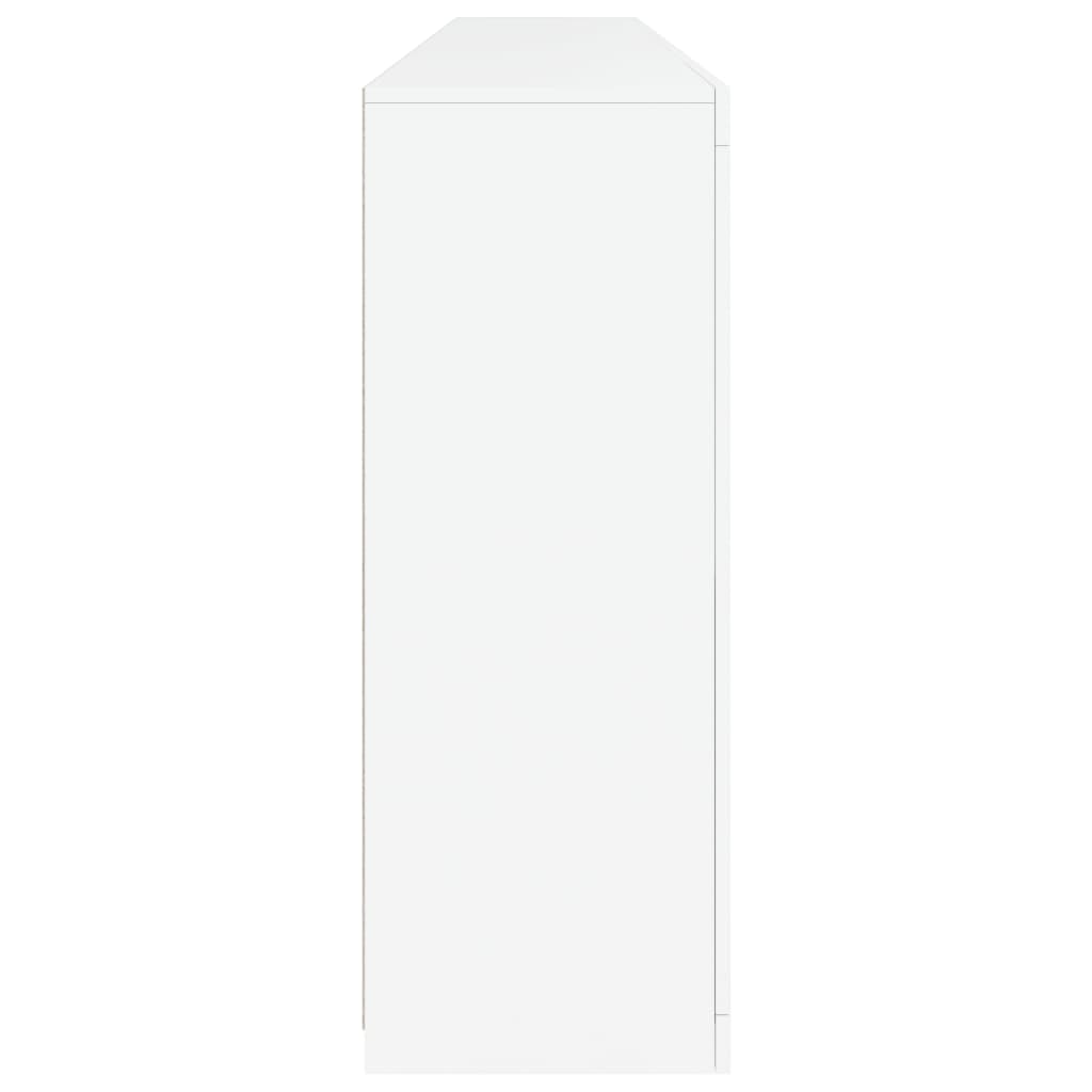 Μπουφές με Φώτα LED Λευκός 283 x 37 x 100 εκ.
