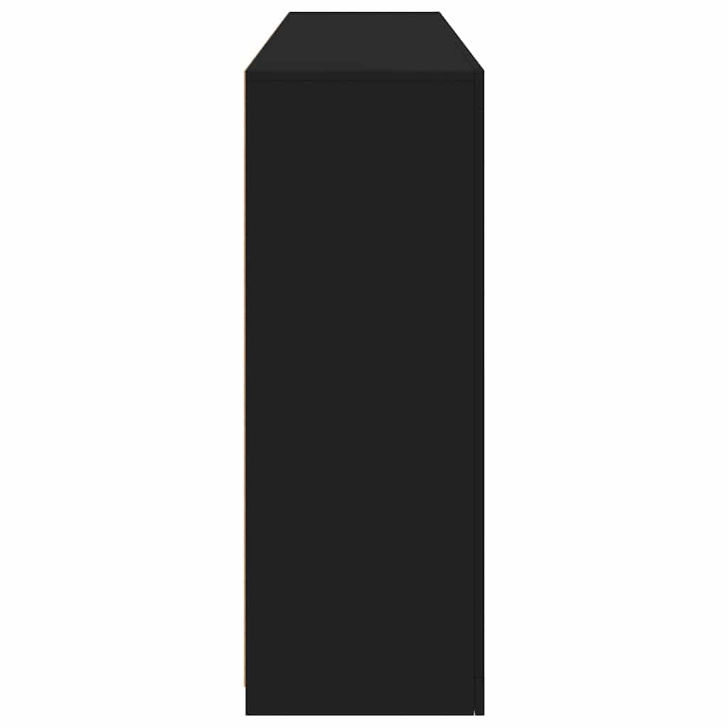 Μπουφές με Φώτα LED Μαύρος 162 x 37 x 100 εκ.