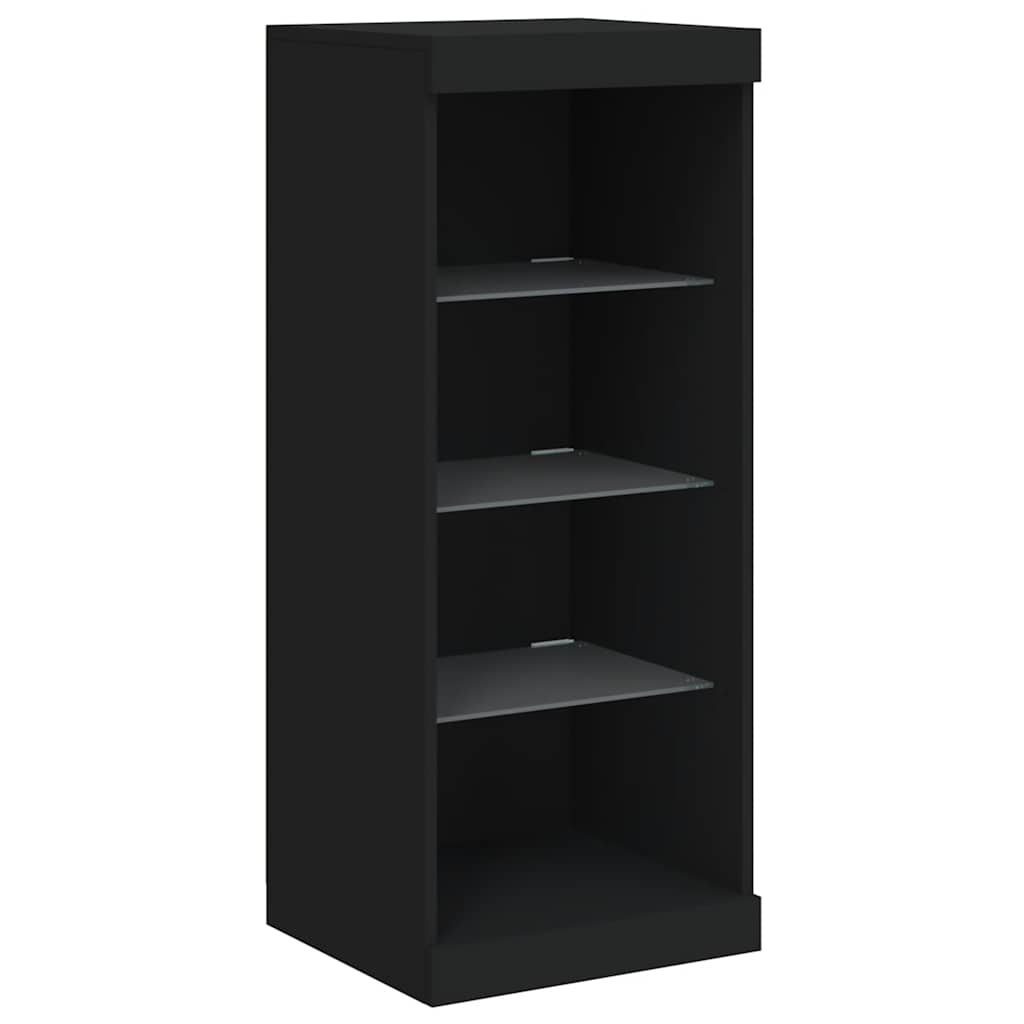 Μπουφές με Φώτα LED Μαύρος 162 x 37 x 100 εκ.