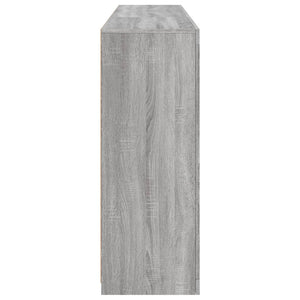 Μπουφές με Φώτα LED Γκρι Sonoma 162 x 37 x 100 εκ.