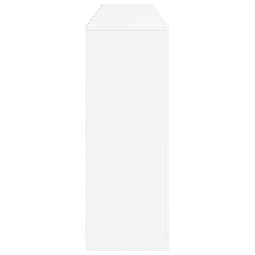 Μπουφές με Φώτα LED Λευκός 181,5 x 37 x 100 εκ.