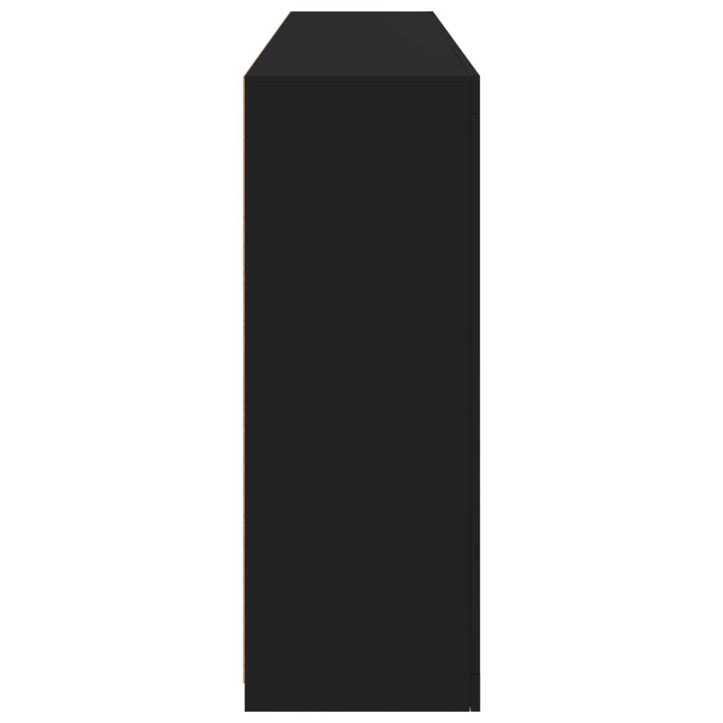 Μπουφές με Φώτα LED Μαύρος 181,5 x 37 x 100 εκ.