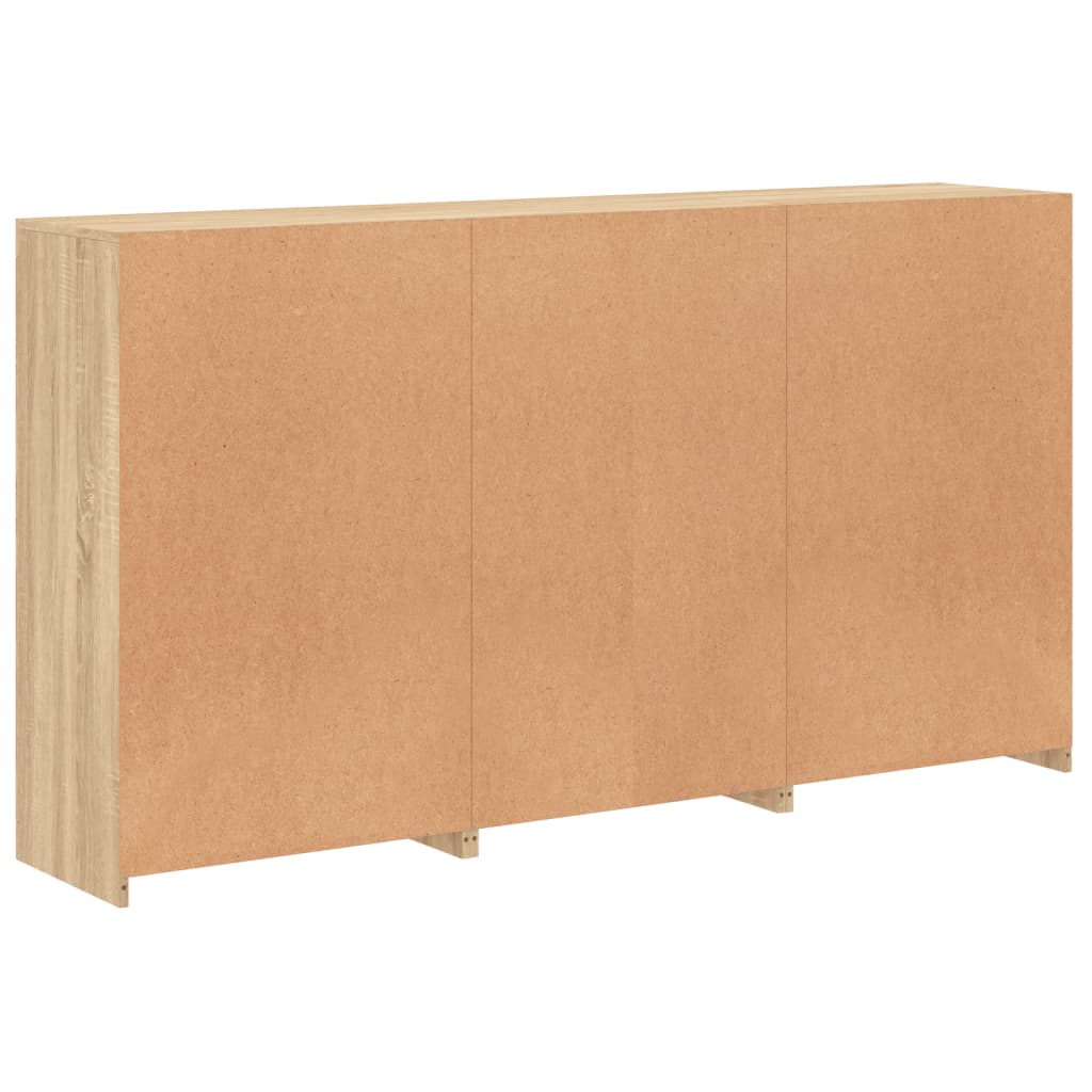 Μπουφές με Φώτα LED Sonoma Δρυς 181,5 x 37 x 100 εκ.