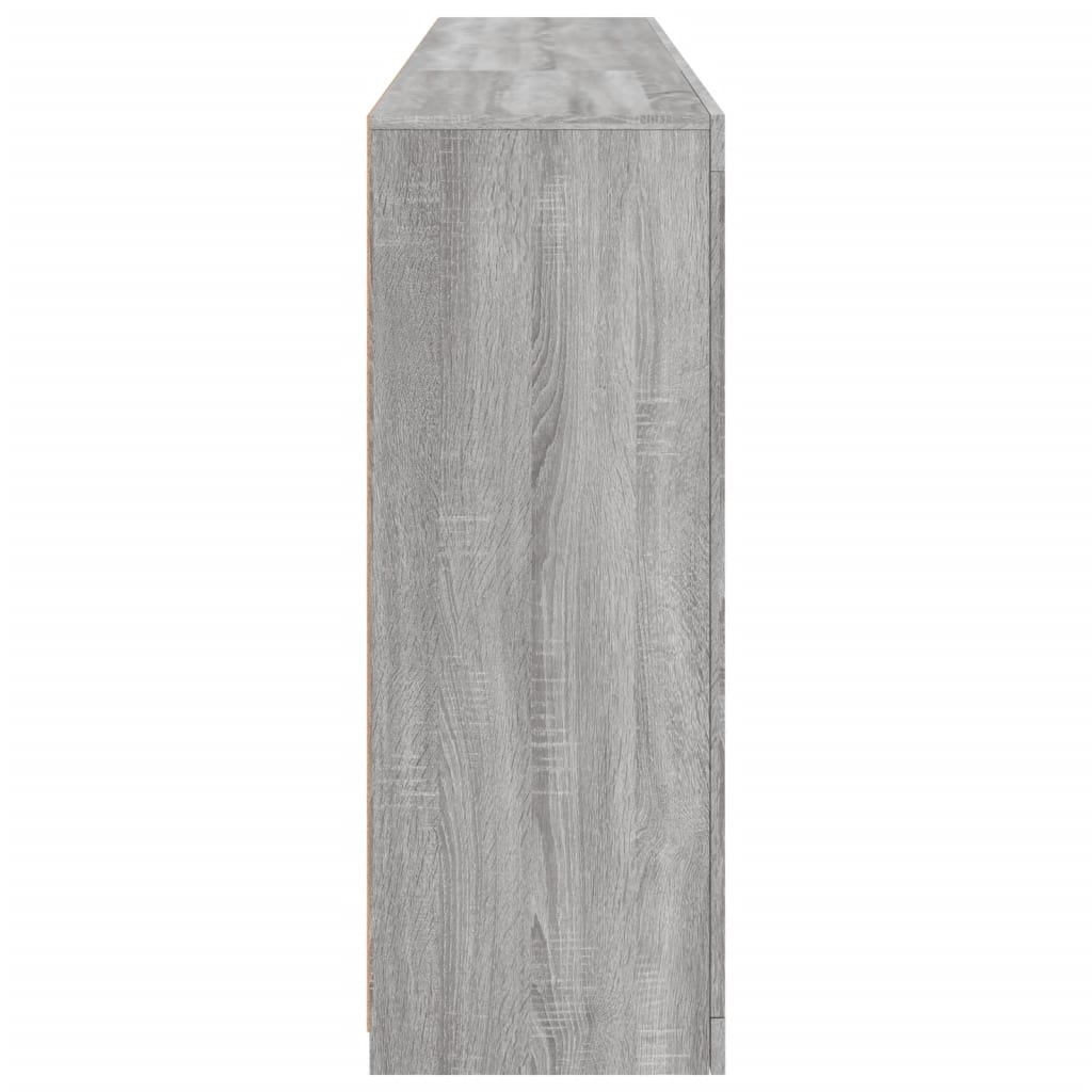 Μπουφές με Φώτα LED Γκρι Sonoma 181,5 x 37 x 100 εκ.