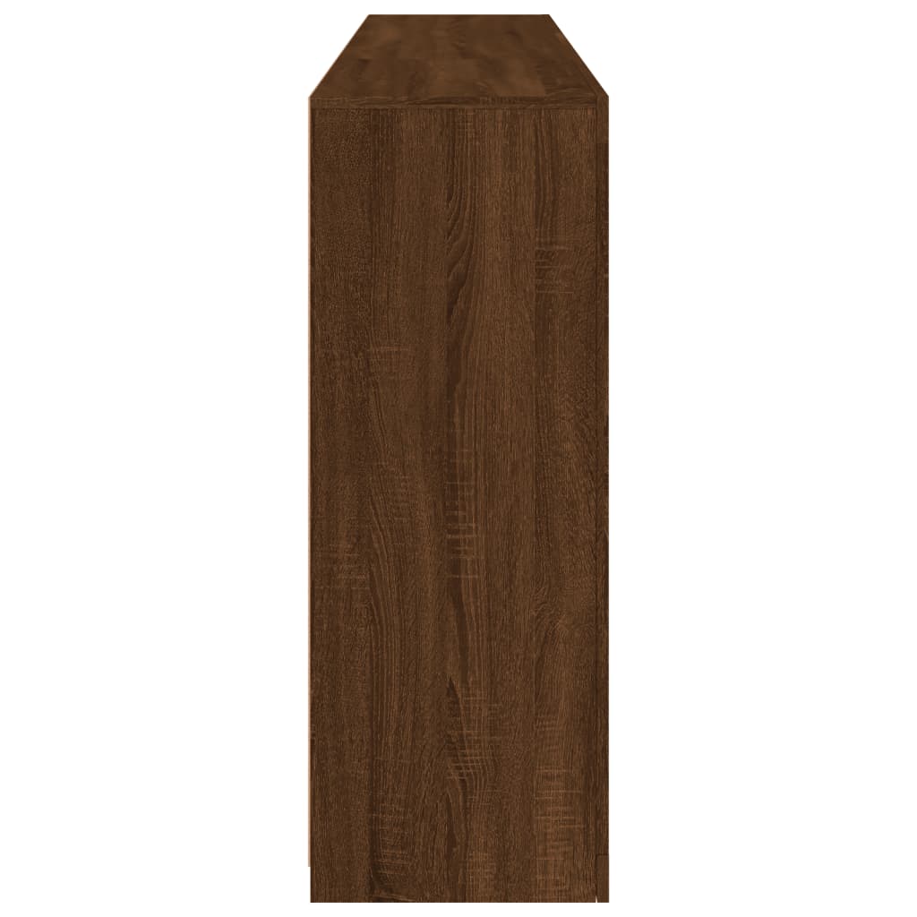 Μπουφές με Φώτα LED Καφέ Δρυς 181,5 x 37 x 100 εκ. - Pakobazaar