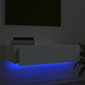 Έπιπλο Τηλεόρασης με LED Λευκό 60 x 35 x 15,5 εκ. - Pakobazaar