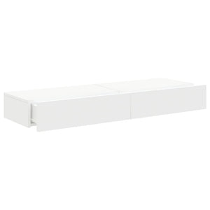Έπιπλα Τηλεόρασης με LED 2 τεμ. Λευκά 60 x 35 x 15,5 εκ. - Pakobazaar