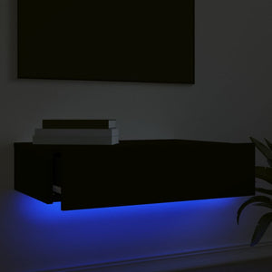 Έπιπλο Τηλεόρασης με LED Μαύρο 60 x 35 x 15,5 εκ. - Pakobazaar