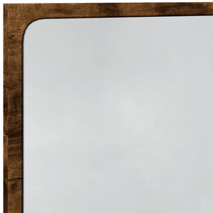 LED Καθρέφτης Μπάνιου Καπνιστή Δρυς 60x8,5x38 εκ. Επεξεργ. Ξύλο - Pakobazaar