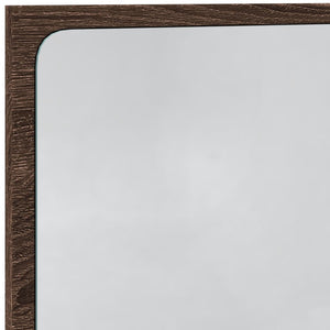 LED Καθρέφτης Μπάνιου Καφέ Δρυς 60x8,5x38 εκ. Επεξεργ. Ξύλο - Pakobazaar