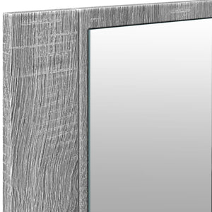 Ντουλάπι Μπάνιου με Καθρέφτη / LED Γκρι Sonoma 100x12x45 εκ. - Pakobazaar