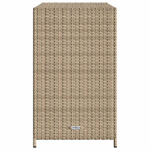 Ντουλάπι Αποθήκευσης Κήπου Beige 83x45x76 εκ. Συνθετικό Ρατάν