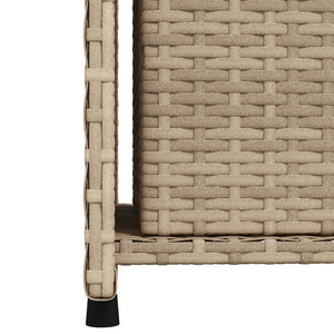 Ντουλάπι Αποθήκευσης Κήπου Beige 50x55x115 εκ. Συνθετικό Ρατάν