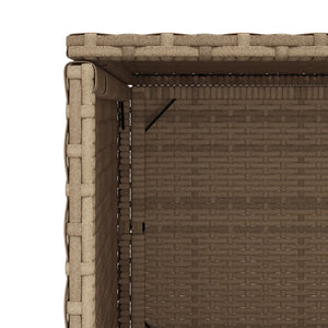 Ντουλάπι Αποθήκευσης Κήπου Beige 50x55x115 εκ. Συνθετικό Ρατάν