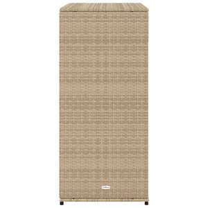 Ντουλάπι Αποθήκευσης Κήπου Beige 105x55x113 εκ. Συνθετικό Ρατάν - Pakobazaar