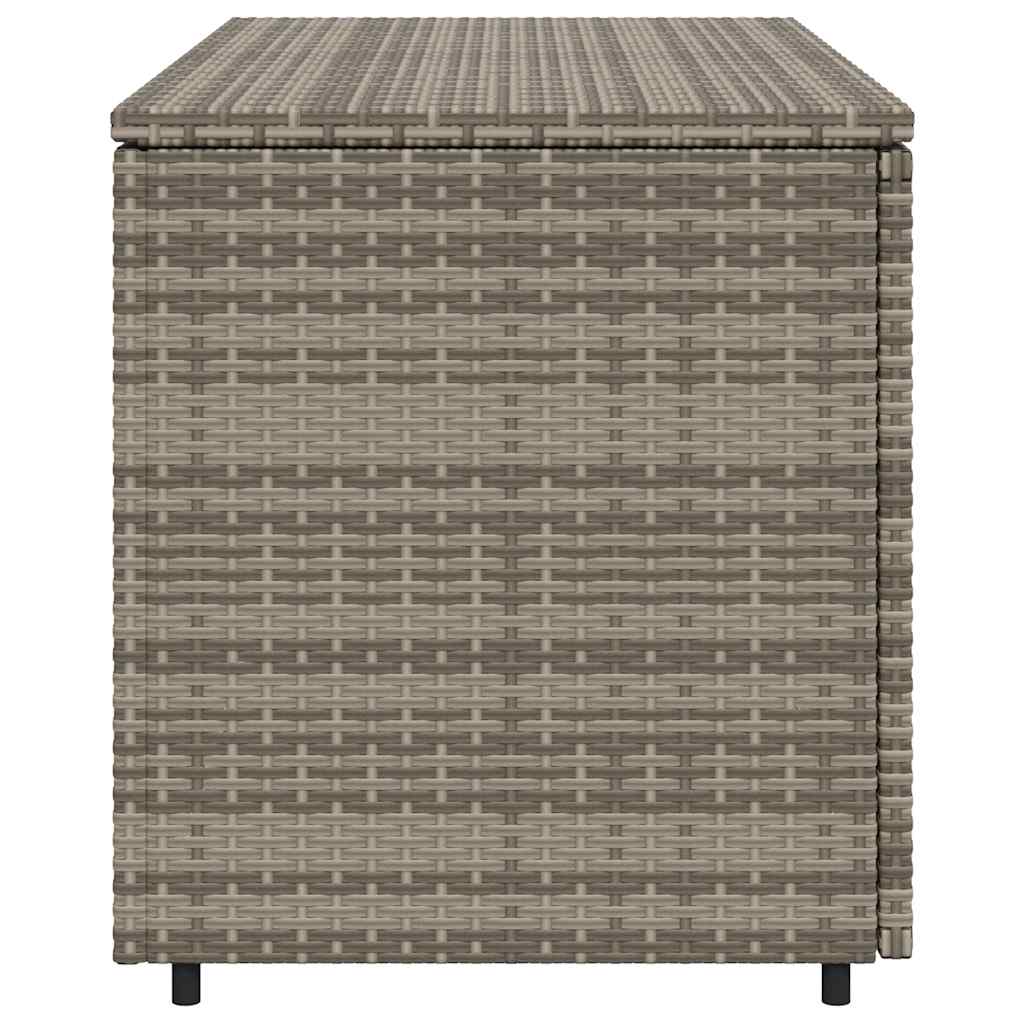 Ντουλάπι Αποθήκευσης Κήπου Γκρι 110x55,5x60,5 εκ. Συνθ. Ρατάν