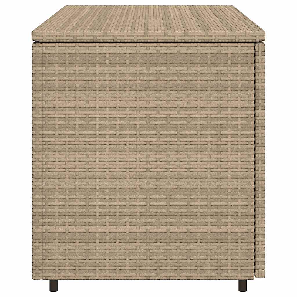 Ντουλάπι Αποθήκευσης Κήπου Beige 110x55x60,5εκ. Συνθετικό Ρατάν