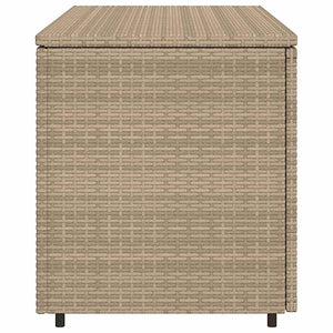Ντουλάπι Αποθήκευσης Κήπου Beige 110x55x60,5εκ. Συνθετικό Ρατάν