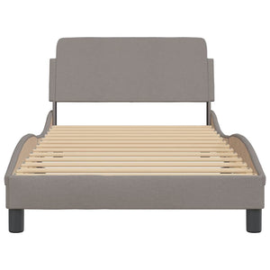 Σκελετός Κρεβατιού Dover Taupe 100 x 200 εκ. Υφασμάτινο