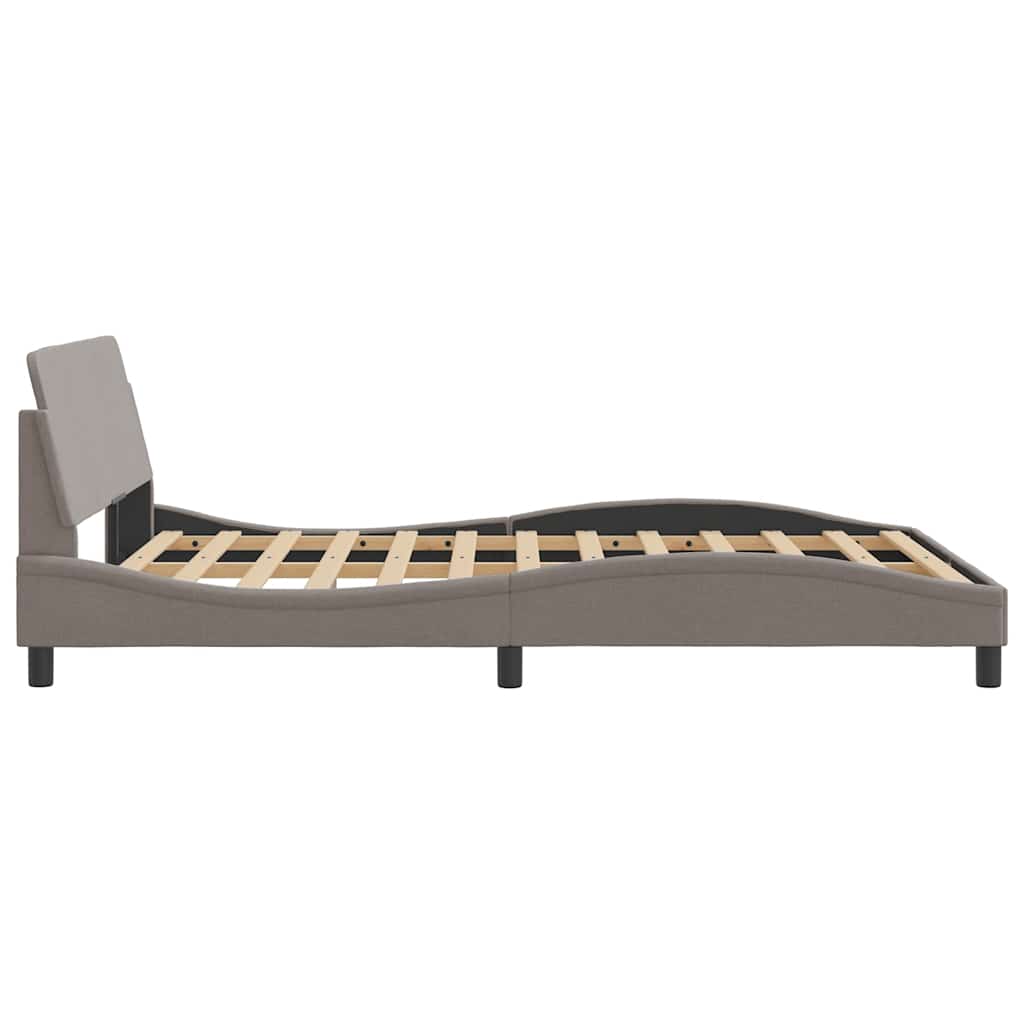 Σκελετός Κρεβατιού Dover Taupe 120x200 εκ. Υφασμάτινο